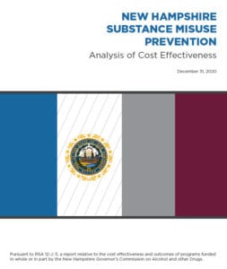 Analysis of Cost Effectiveness in NH Substance Misuse Prevention