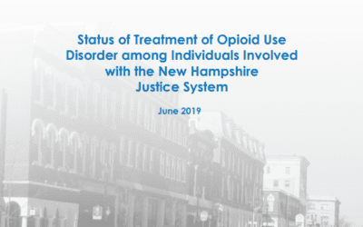 Status of Treatment of Opioid Use Disorder Among Individuals Involved with the New Hampshire Justice System