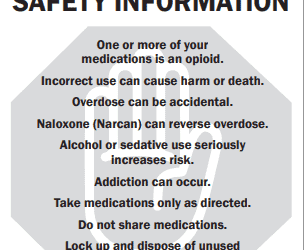 Opioid Information Card