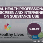 screenshot of oral health professionals screen and intervene on substance use