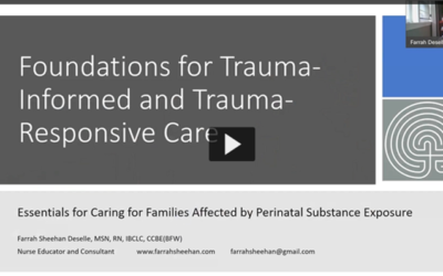 Putting Trauma-Informed Care into Practice in the Perinatal Setting – Foundations for Trauma – Informed Care