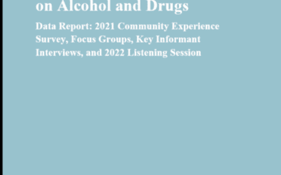 Community Voices for Strategic Planning: NH Governor’s Commission on Alcohol and Drugs Data Report